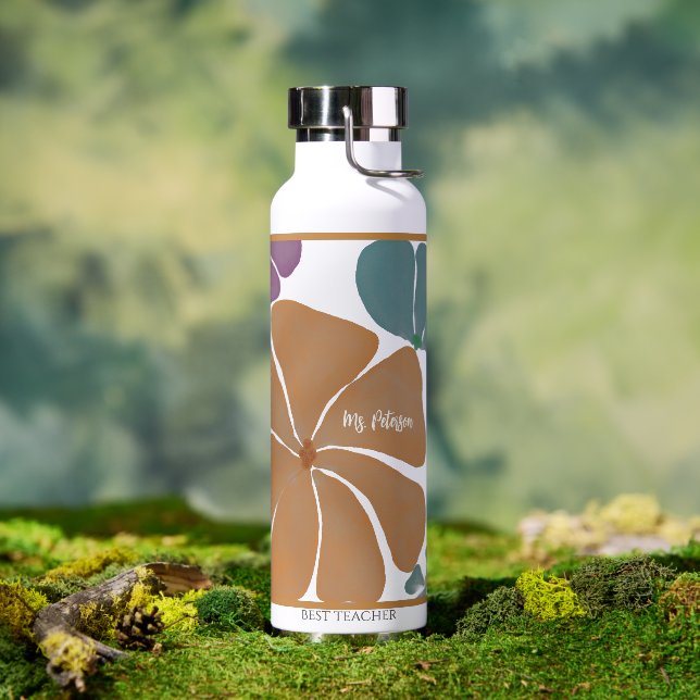 D'eau Meilleur enseignant Aquarelle moderne Bouteille d' (Extérieur)