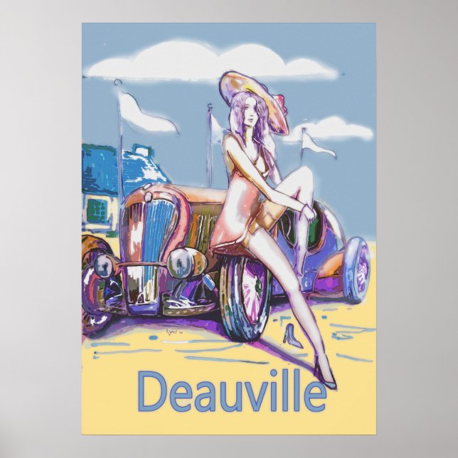 deauville french riviera poster (Front)