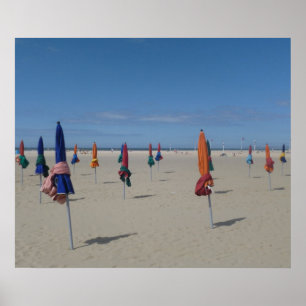 Deauville parasols poster