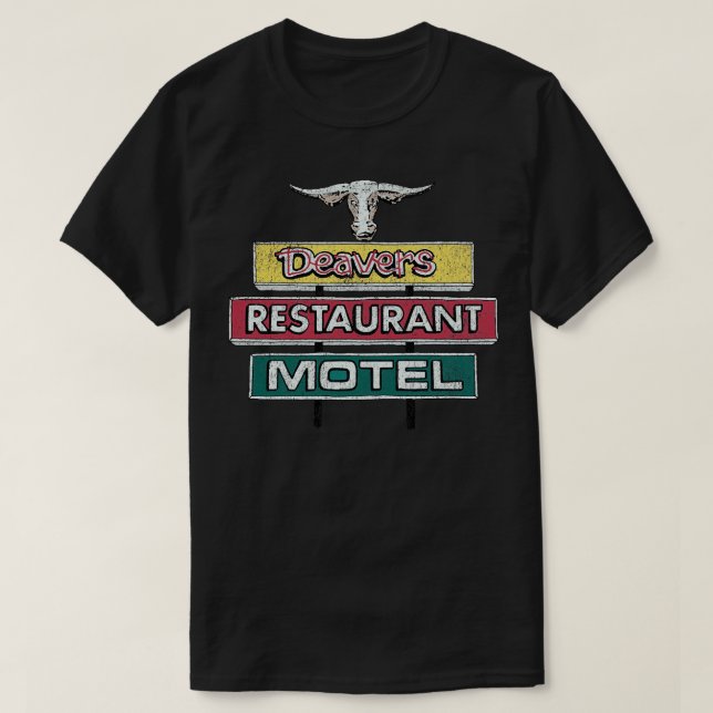 Deavers Restaurant Motel TShirt (Design devant)