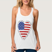 American Flag Heart T-shirt ( style ENFANTS aussi!