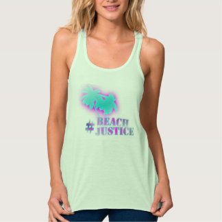 Débardeur #BEACHJUSTICE Rétro Ladies Tank