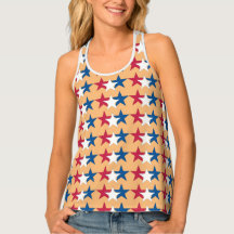 Design Red White & Blue Stars