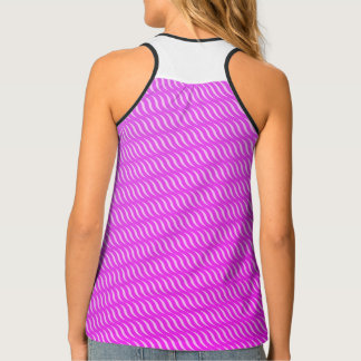 Débardeur Motif sans couture en ligne flou magique