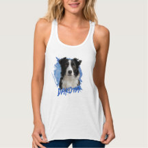 Photo de chien Border Collie mignon personnalisé