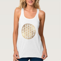 PixDezines Fleur de Vie / Faux Or