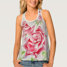 Rose rose Rose Aquarelle Fleur Floral art
