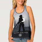 Silhouette héroïque du soldat d'hiver