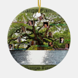 DeBarge Family Tree Specialty Items Ceramic Ornament