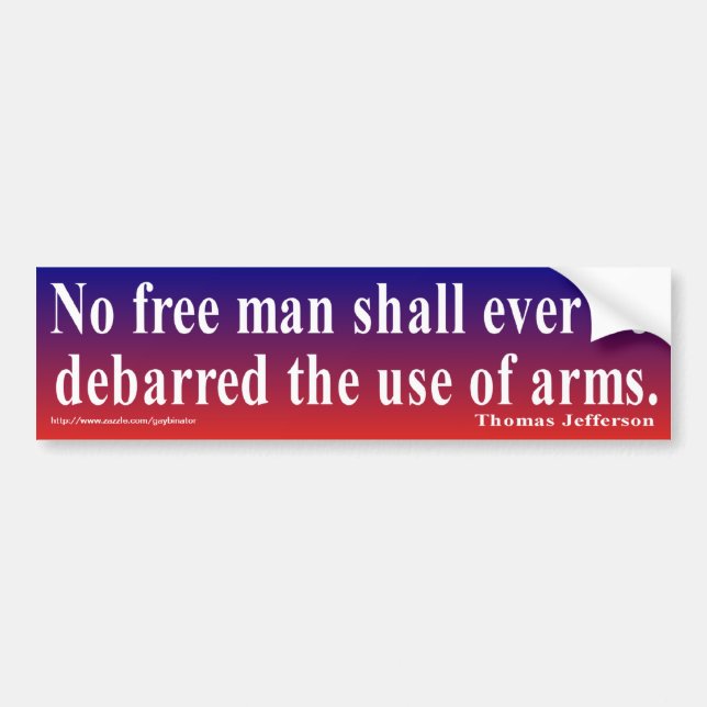 Debarred-bumper Bumper Sticker (Front)