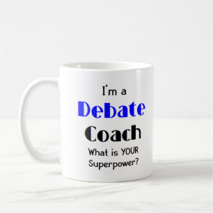 debate coach coffee mug