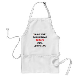 debate mom, awesome standard apron