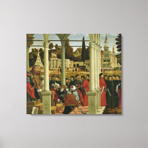Debate of St. Stephen Canvas Print
