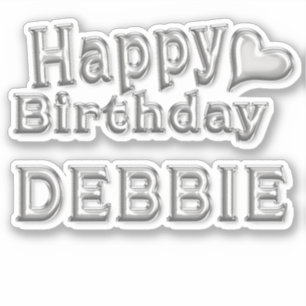 Debbie Happy Birthday Autocollants