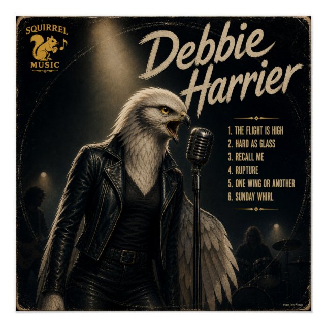 Debbie Harrier Album: a Parody Poster (Front)