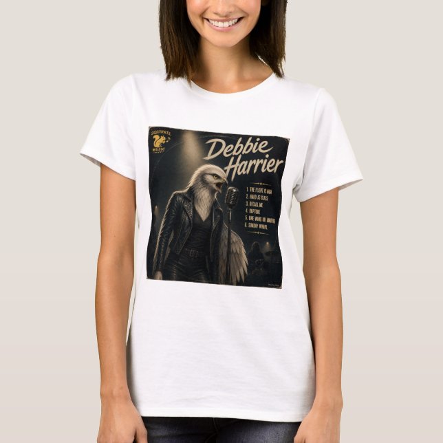 Debbie Harrier Album: a Parody T-Shirt (Front)
