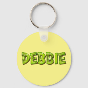 Debbie Name Kiwi Design Schlüsselanhänger Keychain