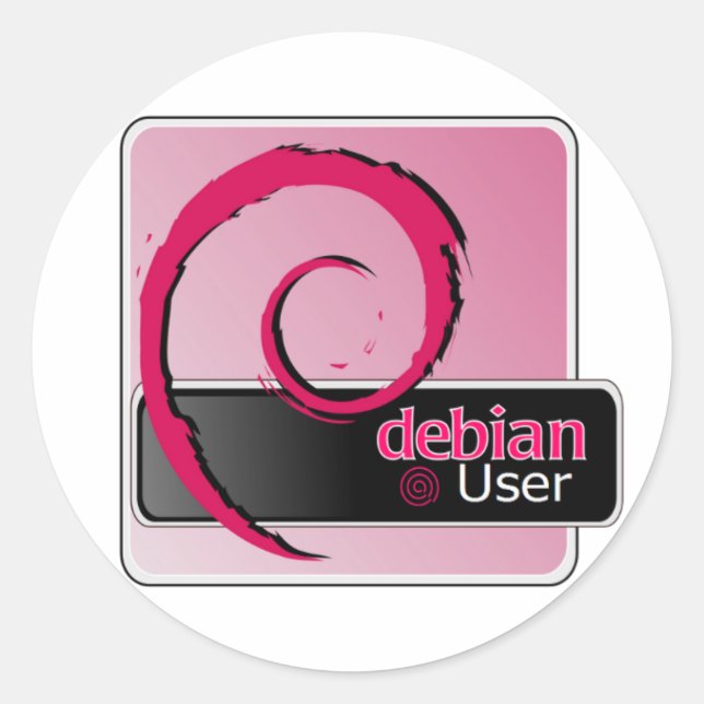 Debian User Logo Sticker (Front)