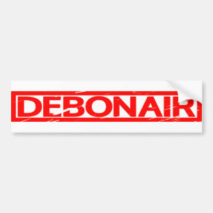 Debonair Stamp Bumper Sticker