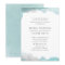Debonair Turquoise Wedding Invitation