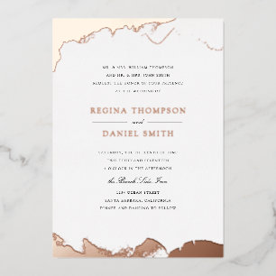 Debonair Wedding Dipped in Rose Gold