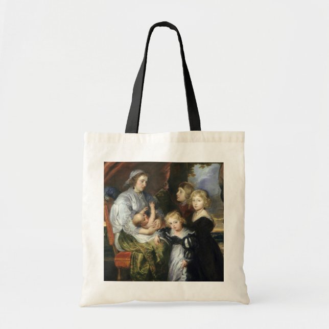 Deborah Kip and Her Children Tote Bag (Front)