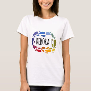 Deborah Name Cute Colourful Gift Named Deborah T-Shirt