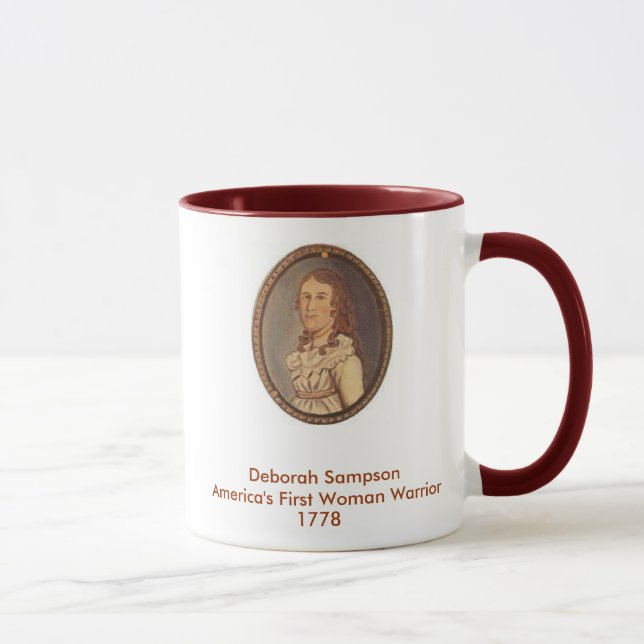 Deborah Sampson America's First Woman Warrier Mug (Right)