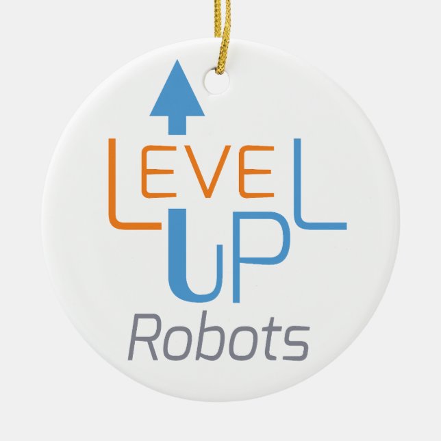 Debout Robots ornement de Noël (Devant)