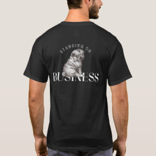 Debout sur les Affaires T-Shirt Noir