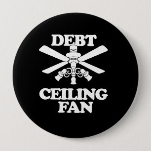 DEBT CEILING FAN 4 INCH ROUND BUTTON