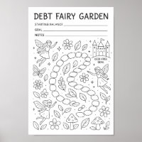 Debt-Free Journey Fairy Garden Debt Payoff Tracker