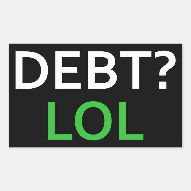 Debt LOL Sticker (Front)