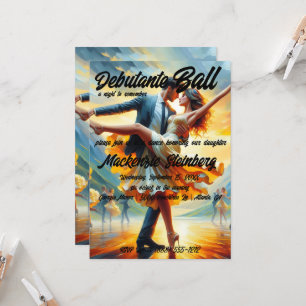 Debutante Ball Cotillion Ballroom Dancing Invitation