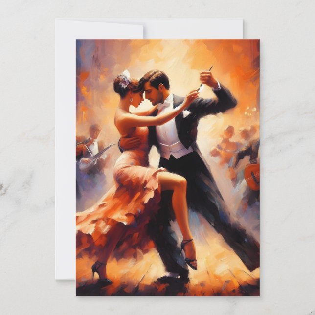 Debutante Ball Cotillion Ballroom Dancing Invitation (Front)