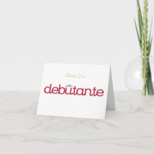 Debutante Collection ~ Blank Merci Cartes de notes