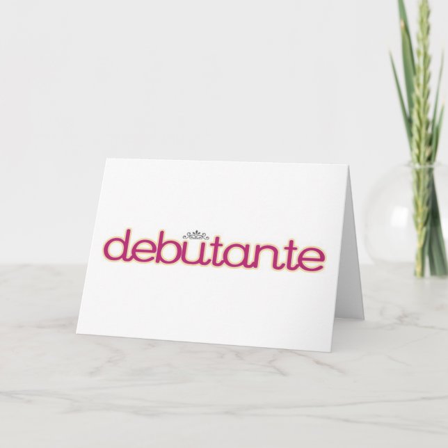 Debutante Collection...Thank you, Mother! Thank You Card (Front)