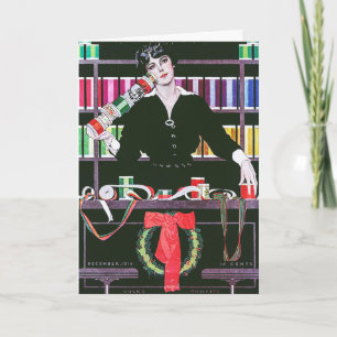 Dec 1916 Coles Phillips magazine cover Holiday Card