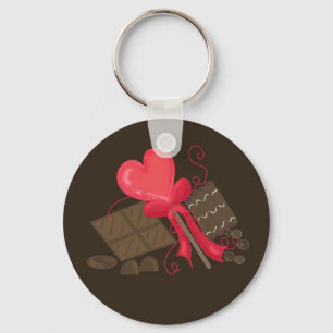 Decadent Chocolate Treats Keychain