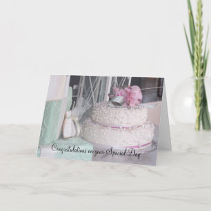 Decadent Designer Cakes Congratulations Card