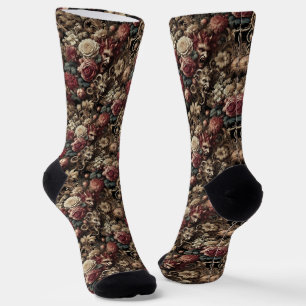 Decadent Devilry – Gothic Victorian Tapestry Socks
