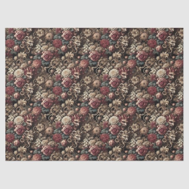 Decadent Devilry – Gothic Victorian  Tissue Paper (Front)