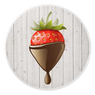 Decadent Strawberry in Chocolate Drawer Pulls
