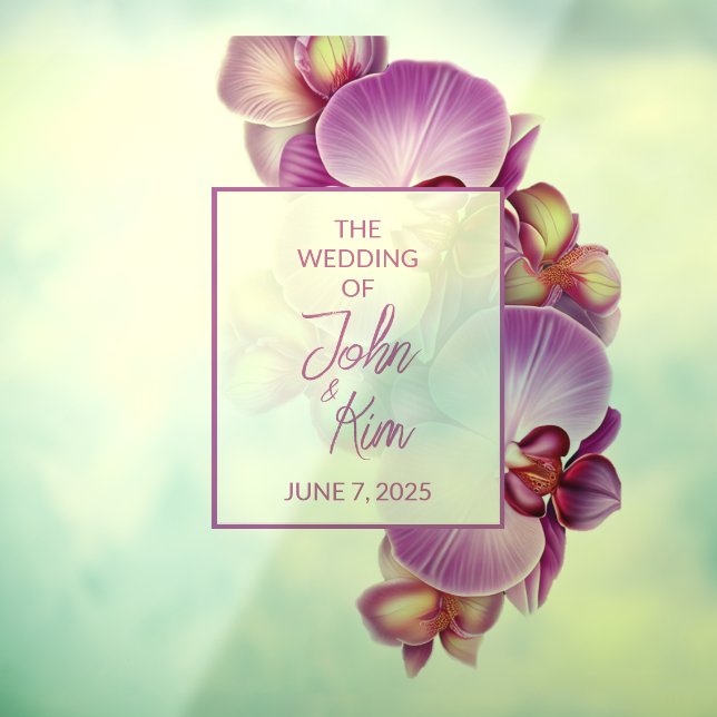 Décal et autocollant mariage Monogramme (Feuille 3)