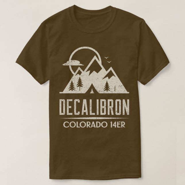 DECALIBRON 14ER COLORADO TShirt (Design Front)
