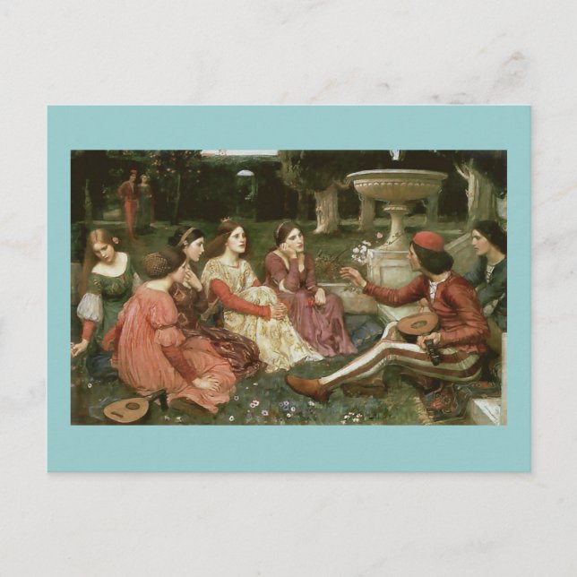 Decameron by John William Waterhouse (1916) Postcard (Front)