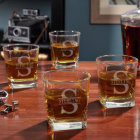 Décanteur de Whiskey Carré Oakmont & Rocks en verr