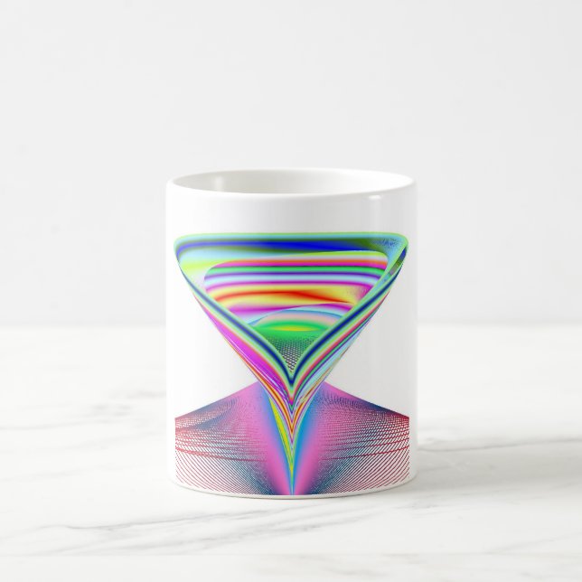 Decapitated Alien's Rainbow Corpse Coffee Mug (Center)