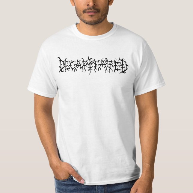 Decapitated - white logo t-shirt (Front)