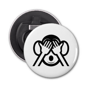 Décapsuleur 3 Singes Sages Mizaru 見 ざ る Ne Voir AUCUN Emoji Ma